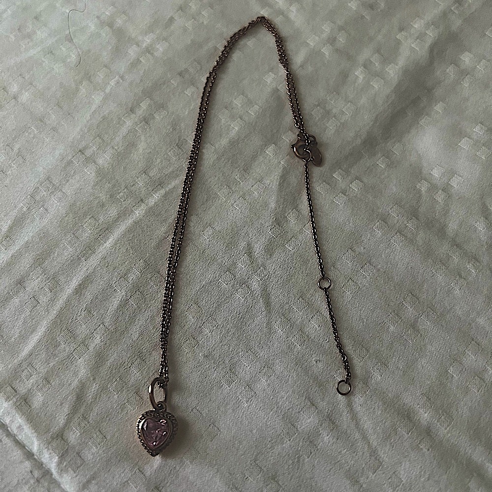Pandora Rose Gold heart pendant necklace